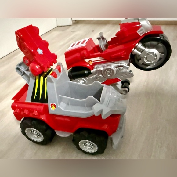 Paw Patrol Spin Master Dino Rescue Vehicle, Paw Patrol Moto Pups MARSHALL set 2 - Picture 4 of 4